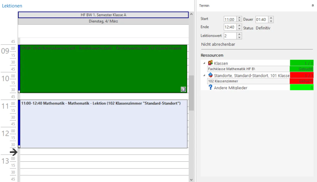 Ressourcenmanagement